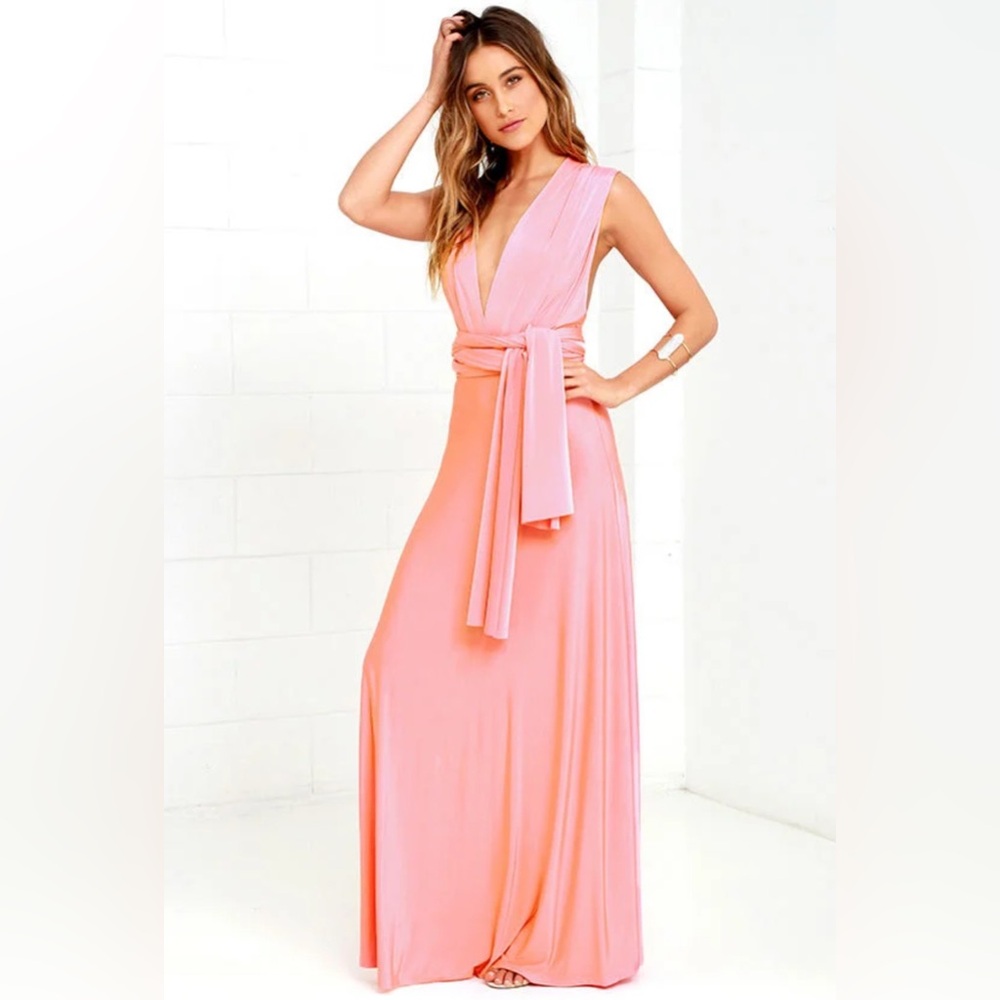 Lulu’s Always Stunning Convertible Maxi Dress